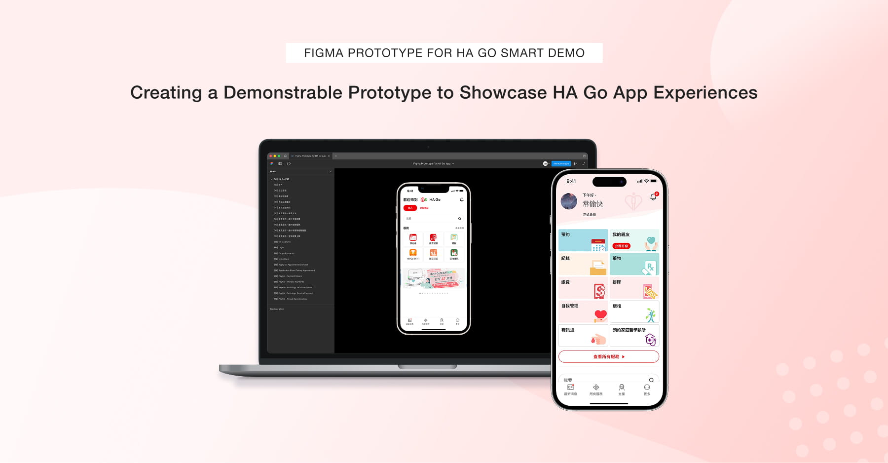 Demonstrable HA Go app prototype shown across laptop and mobile devices